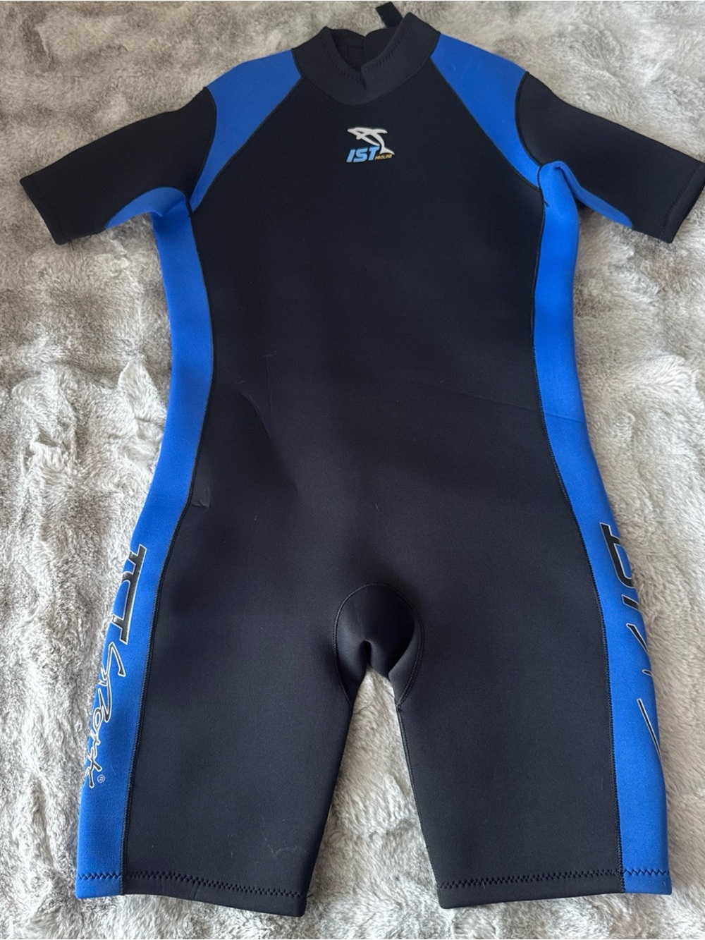 IST Proline Black Blue Scuba Surf Wet Suit Size XL-0578